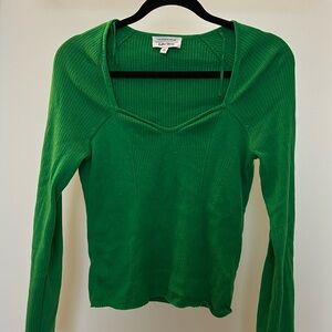 & other stories sweetheart bustier knit top